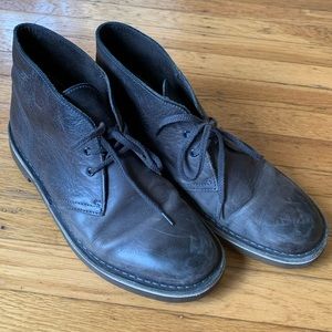 EUC 9.5 Bushacre chukka boot grey men’s leather